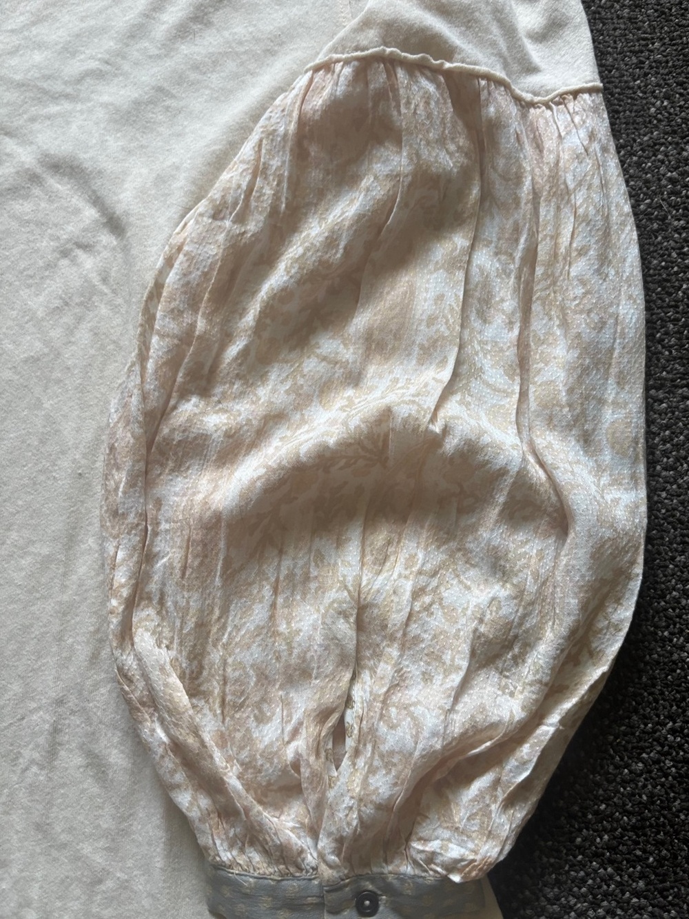 We The Free Cream Balloon-Sleeve Top - Picture 7 of 8